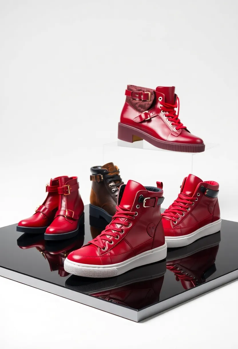 11 Cherry Vibe Fashion Tips to Make Your Outfits Pop All Year - 6. Cherry Footwear: Step Up Your Game