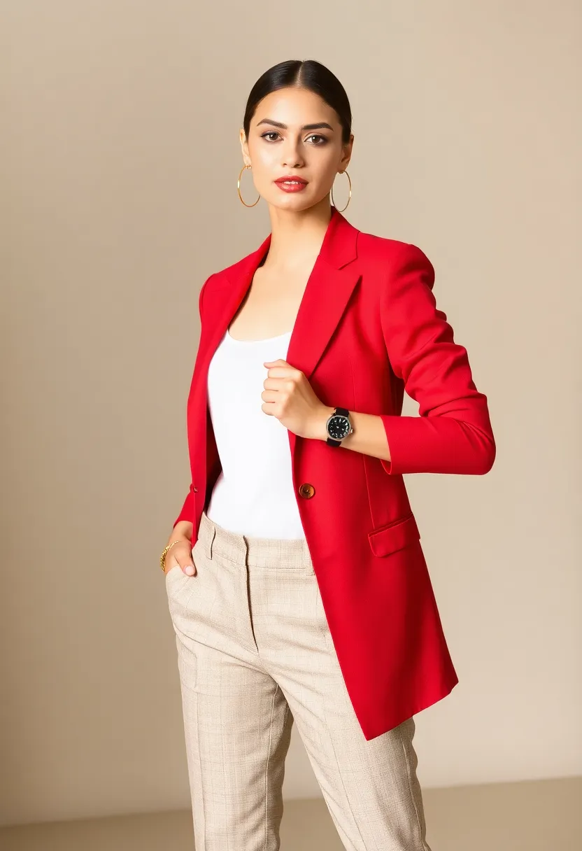 11 Cherry Vibe Fashion Tips to Make Your Outfits Pop All Year - 7. Cherry Vibe for Work Wear