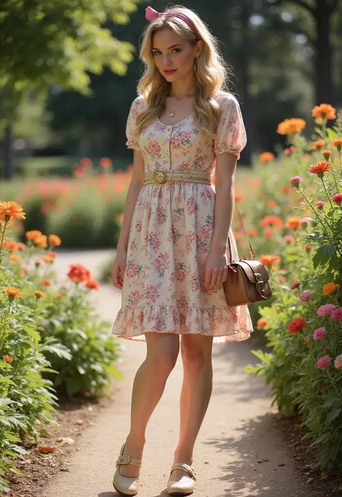 12 Must-Have Doll Shoes Outfits that Will Elevate Your Doll's Style Game! - 1. Classic Mary Janes and A-Line Dress