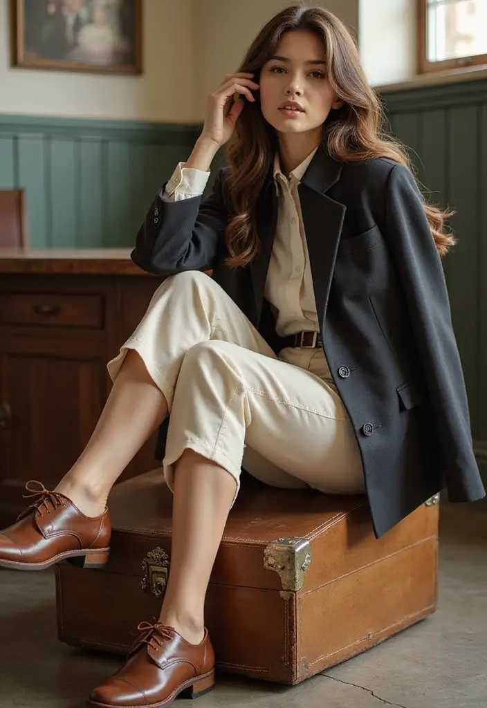 12 Must-Have Doll Shoes Outfits that Will Elevate Your Doll's Style Game! - 10. Classic Oxfords and Preppy Styles