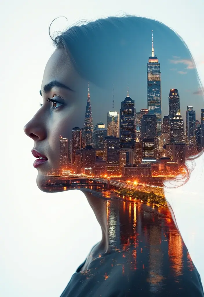 13 Surrealism Techniques That Will Transform Your Art Skills (Unlock #7's Secret!) - 5. Double Exposure: Merging Realities