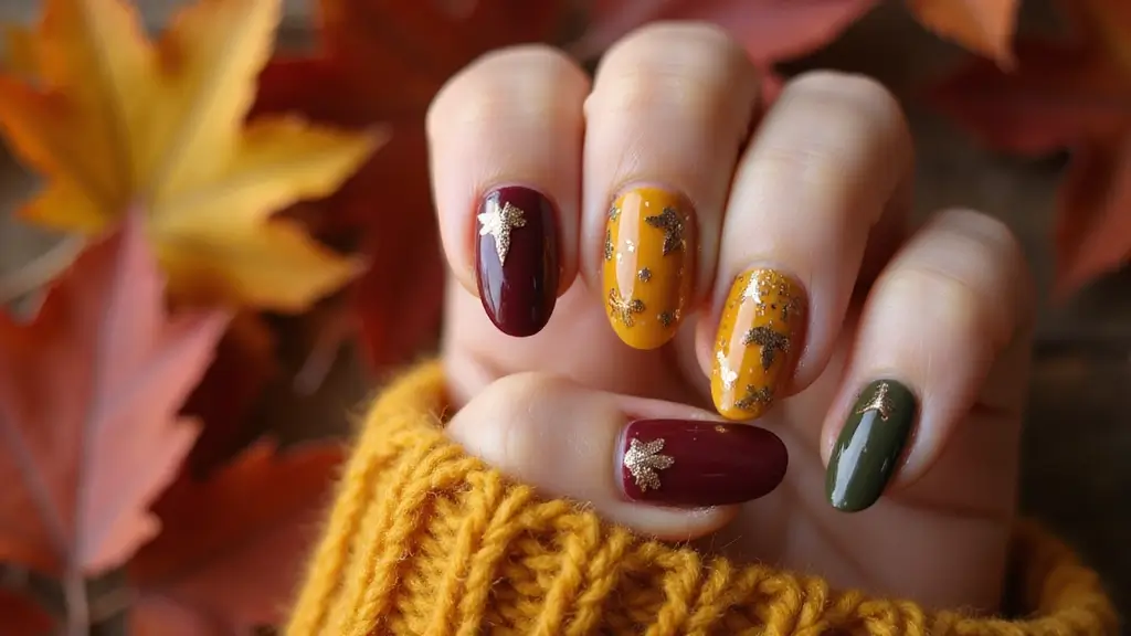 15 Fall Nails That Nail Autumn Color Palettes: Burgundy, Mustard, and Olive Vibes (You Won't Believe #7!)