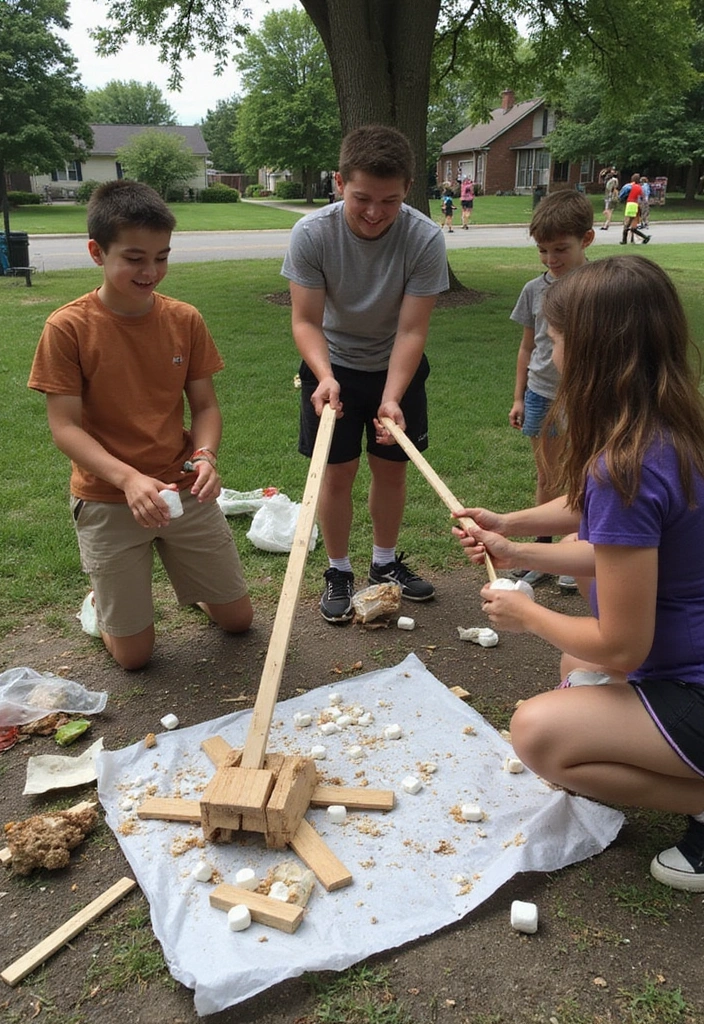 25 Exciting Medieval Games for Your Next Gathering (Your Friends Will Be Obsessed with #11!) - 4. Catapult Contest