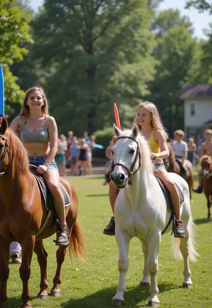 25 Exciting Medieval Games for Your Next Gathering (Your Friends Will Be Obsessed with #11!) - 5. Jousting Games